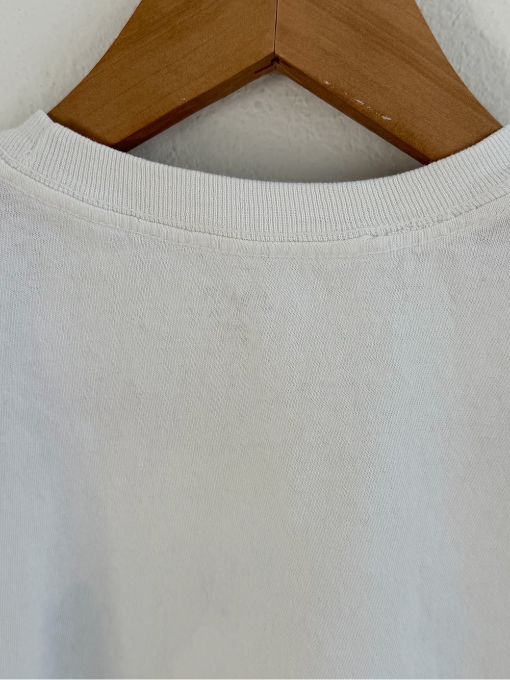 Brandy Melville USA white cotton t-shirt with embroidered flag - Picture 6 of 7
